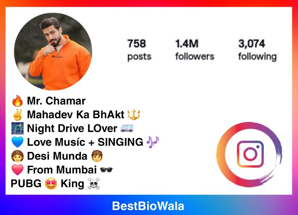Chamar Bio For Instagram