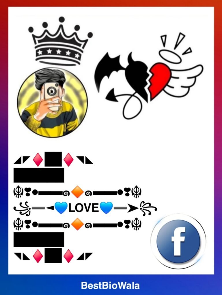 Stylish Facebook Bio