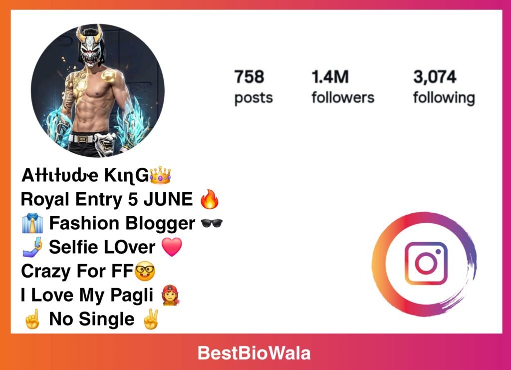 Free Fire Bio For Instagram