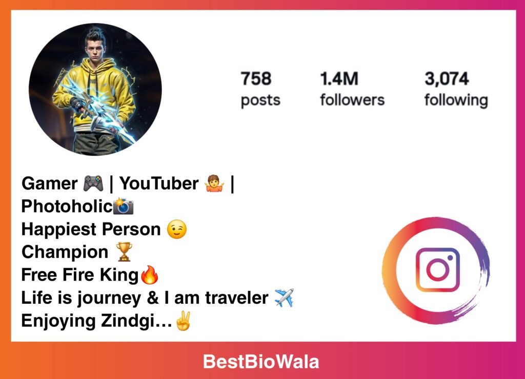 Free Fire Bio For Instagram