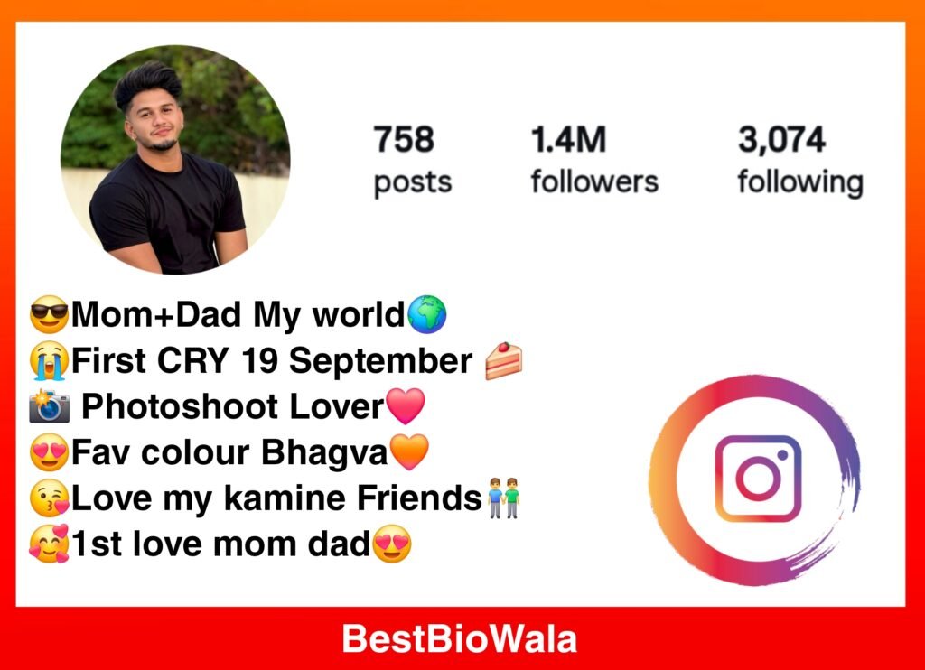 Instagram Bio For Boys With Emoji