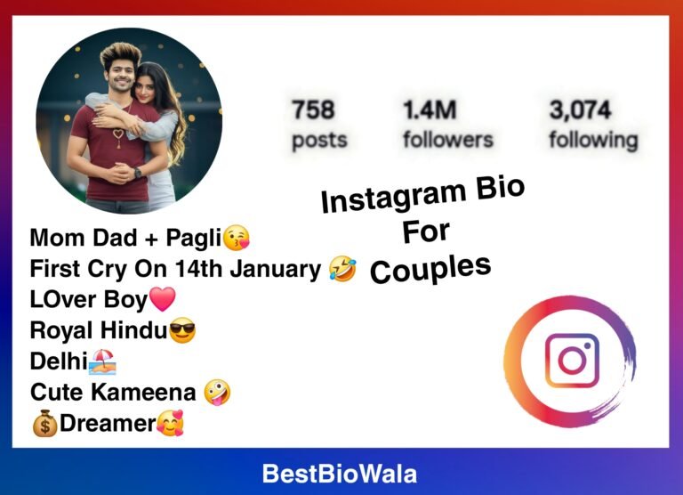 Instagram Bio For Couples | Love Bio For Instagram
