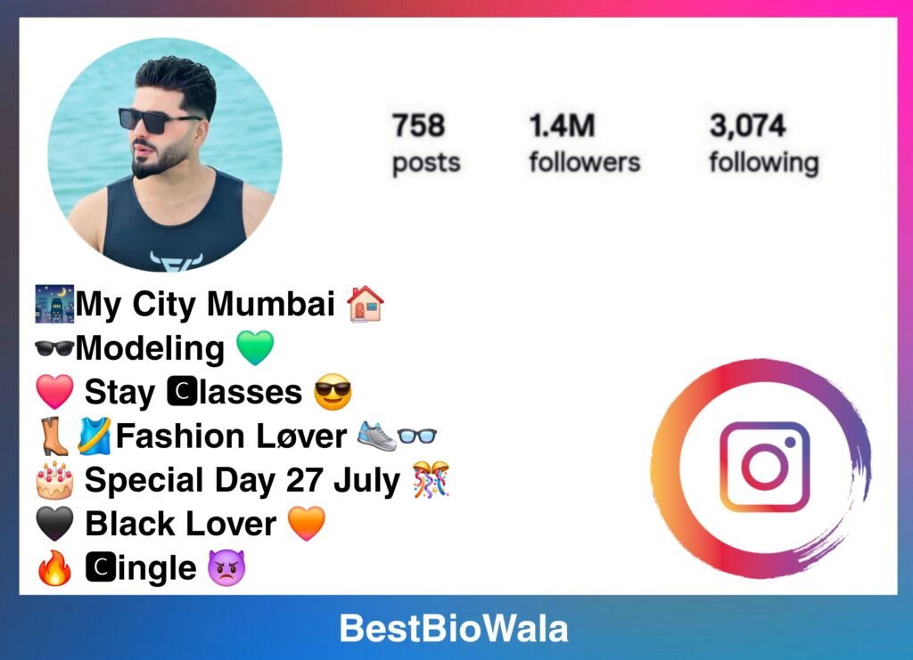Hindi Bio For Instagram With Emoji