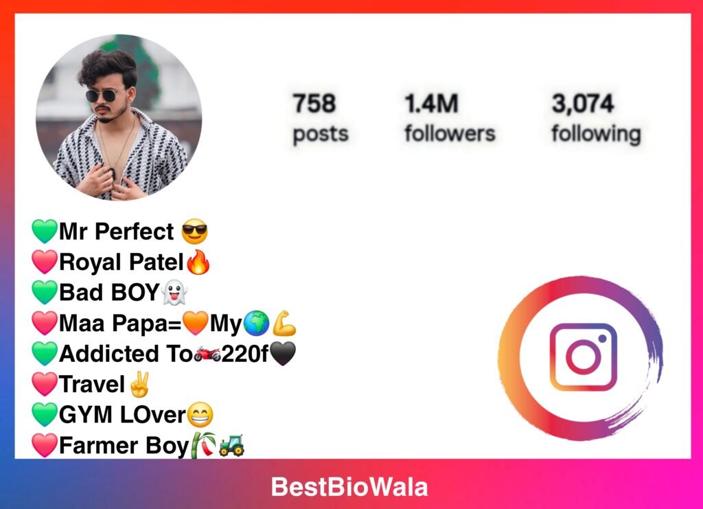 Patel Bio For Instagram