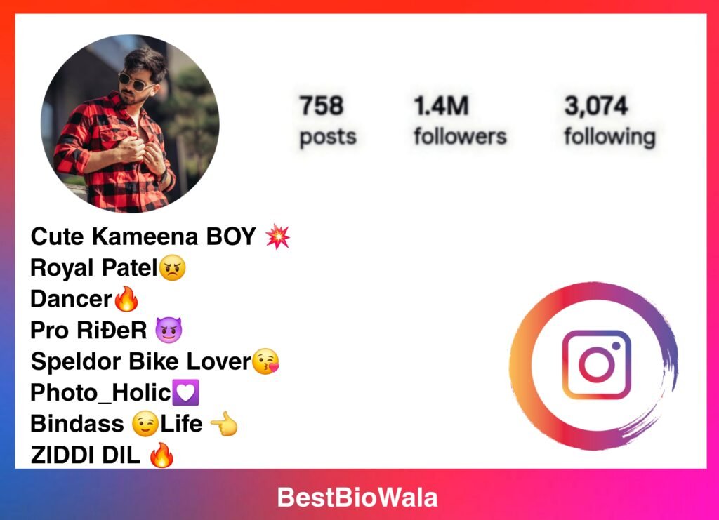 Patel Bio For Instagram