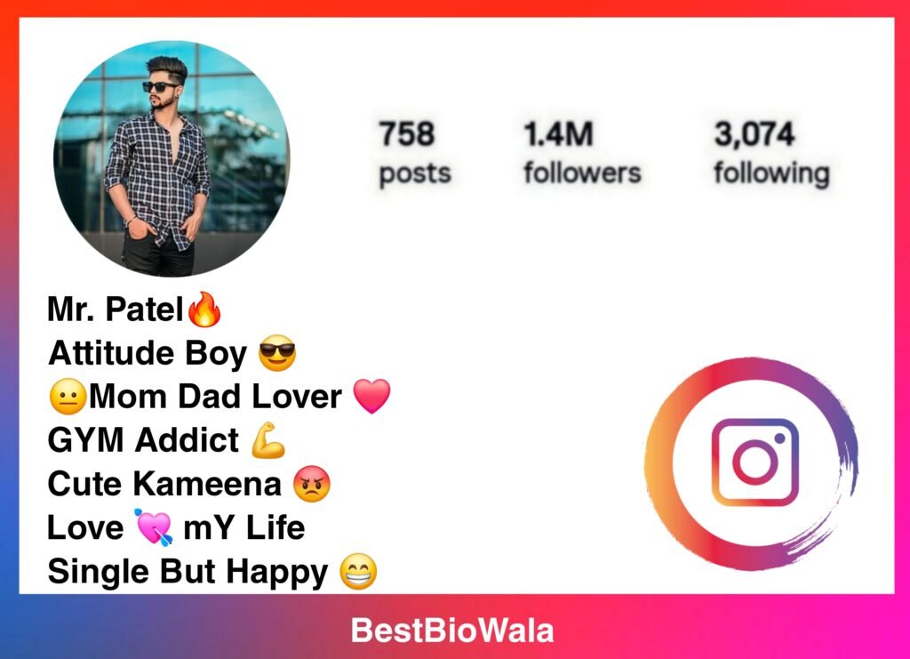 Patel Bio For Instagram